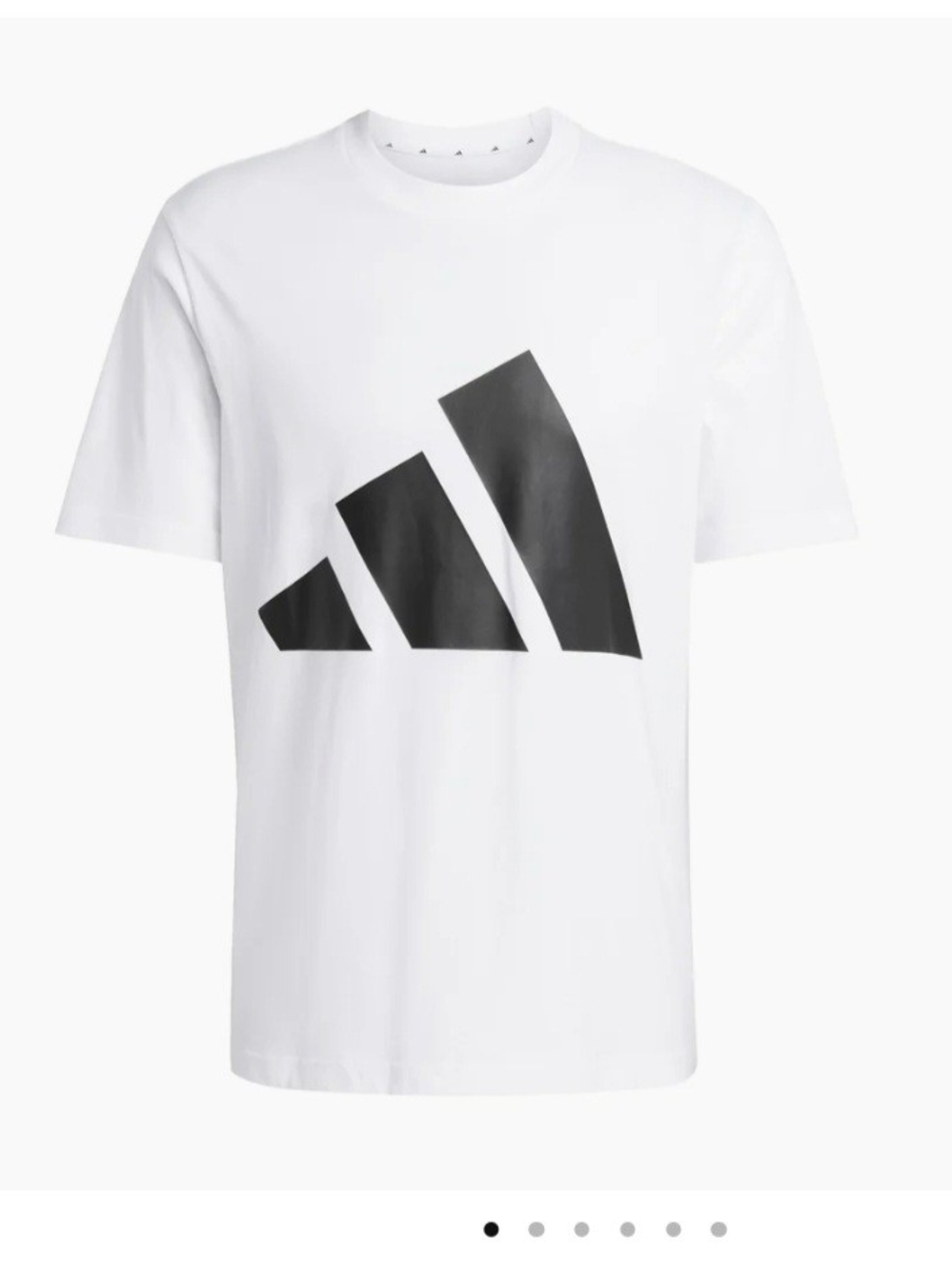 Men's White Logo Graphic Tee - Black Print